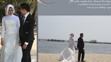 Desain Album Kolase Pra-nikah (Pre-wedding)