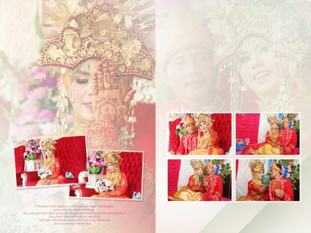 Contoh Album Kolase Wedding Portrait